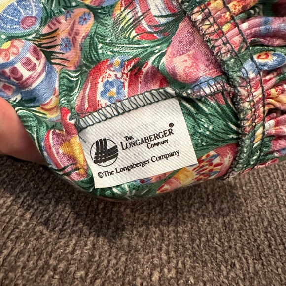 VTG Longaberger 1997 Mini Easter Basket, Liner & Protector - Picture 4 of 8